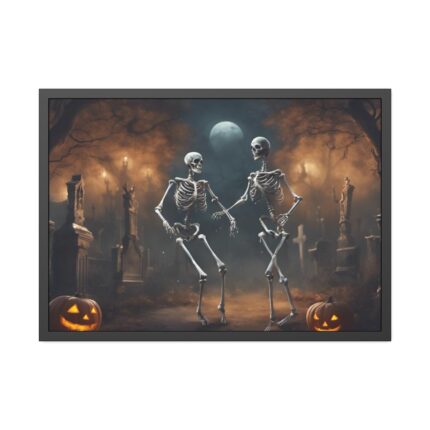 Scary Halloween Scene I Framed Poster