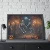 93854-187.jpg Scary Halloween Scene I Framed Poster