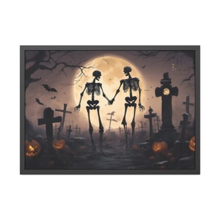 Scary Halloween Scene II Framed Poster