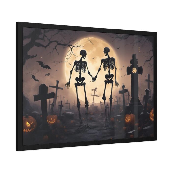 Scary Halloween Scene II Framed Poster - Image 2