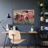 93854-2.jpg Car Vintage Red Rusty Framed Poster