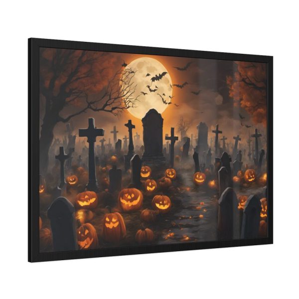 93854-201.jpg Scary Halloween Scene III Framed Poster