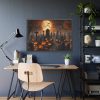 93854-202.jpg Scary Halloween Scene III Framed Poster
