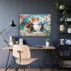93854-218.jpg Vintage Easter Bunny Chick Framed Poster