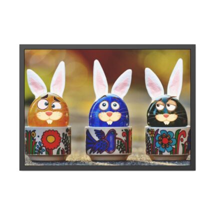 Funny Hare Rabbit Framed Poster