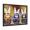 Funny Hare Rabbit Framed Poster