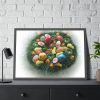 Colorful Eggs Framed Poster