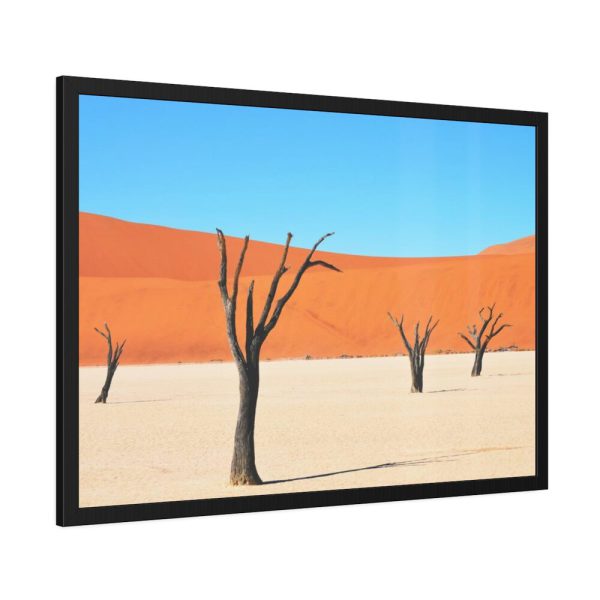 93854-281.jpg Dead Tree on Desert Framed Poster