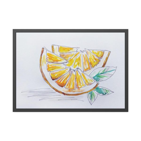 93854-288.jpg Orange, Lemon, Citrus, Lime, Slice Framed Poster