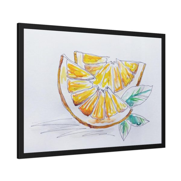 93854-289.jpg Orange, Lemon, Citrus, Lime, Slice Framed Poster