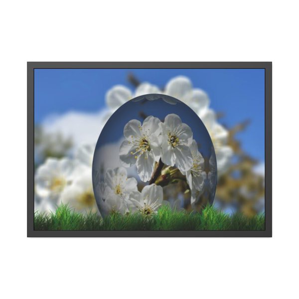 Easter Floral Framed Poster