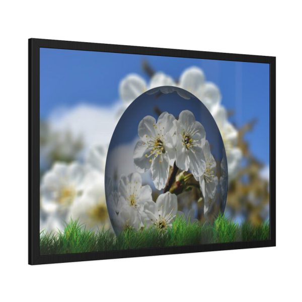 Easter Floral Framed Poster