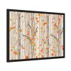 93854-313.jpg Bare Tree And Autumn Fall Leaves Framed Poster