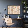 93854-314.jpg Bare Tree And Autumn Fall Leaves Framed Poster