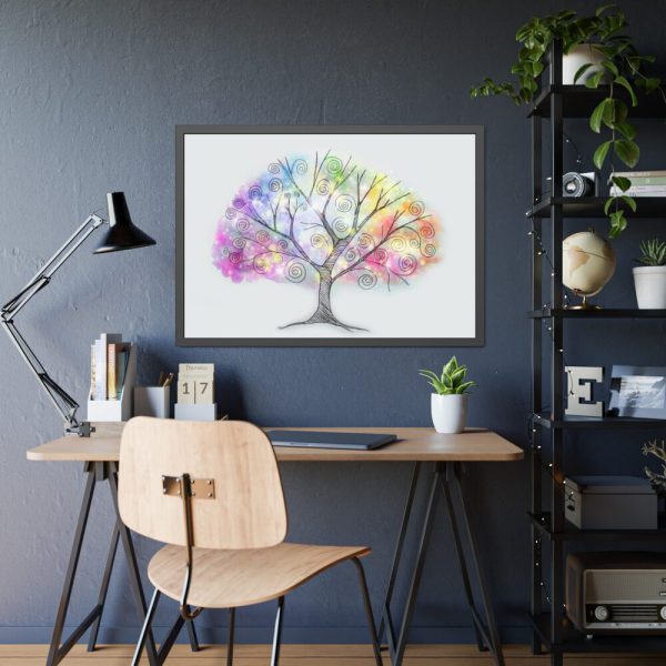 93854-326.jpg Tree Plant Crown Framed Poster