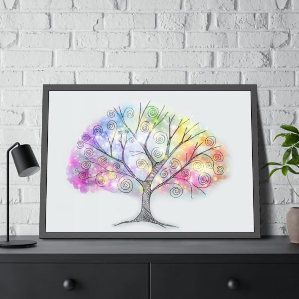 93854-327.jpg Tree Plant Crown Framed Poster