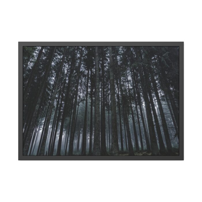 Cold Forests Trees Framed Poster - Image 1