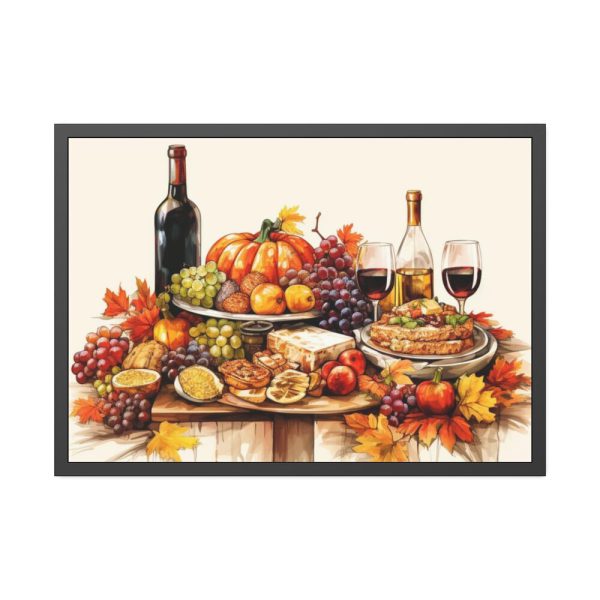 93854-372.jpg Food On a Table Framed Poster