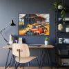 93854-38.jpg Old Red Truck Watercolor Framed Poster