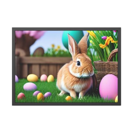 Easter Rabbit Framed Poster