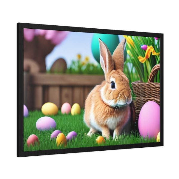 93854-389.jpg Easter Rabbit Framed Poster