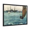 93854-401.jpg The "Kearsarge" at Boulogne Framed Poster