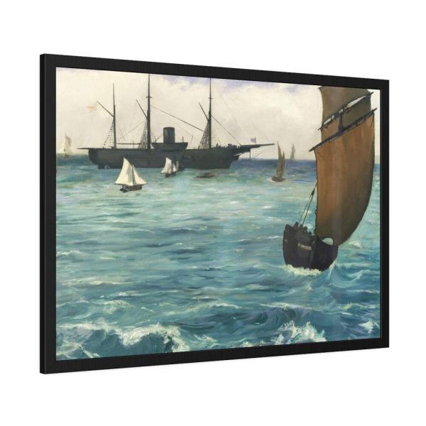 93854-401.jpg The "Kearsarge" at Boulogne Framed Poster