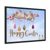 93854-408.jpg Easter Eggs, Rabbit And Birds Framed Poster