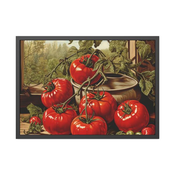 93854-412.jpg Cooking Tomatoes Framed Poster
