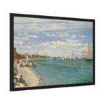 Regatta at Sainte-Adresse by Claude Monet Framed Poster - Image 2