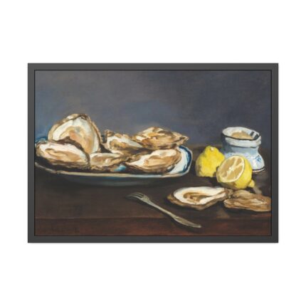 Oysters by Edouard Manet Framed Poster