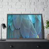 Parrot Feathers Texture Framed Poster