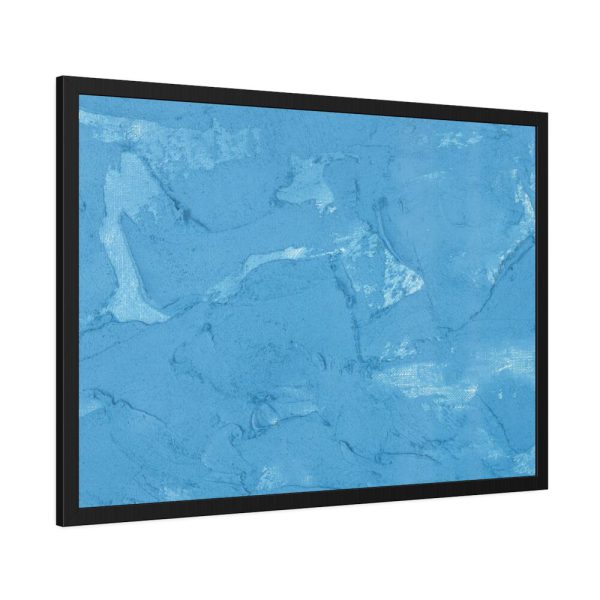 93854-445.jpg Blue Cream Texture Framed Poster