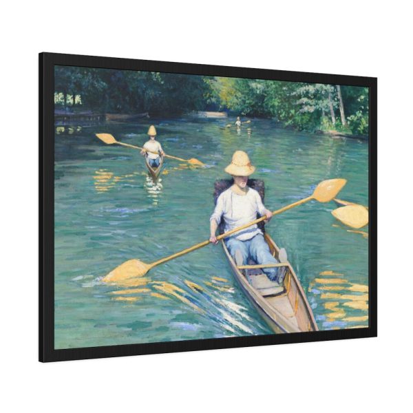 93854-457.jpg Skiffs by Gustave Caillebotte Framed Poster