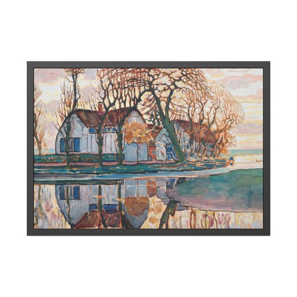 93854-492.jpg Farm by Piet Mondrian Framed Poster