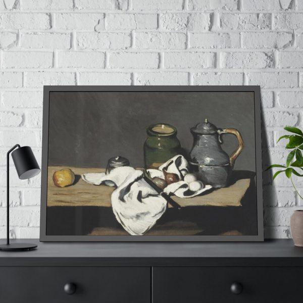 Paul Cezanne Still Life Framed Poster