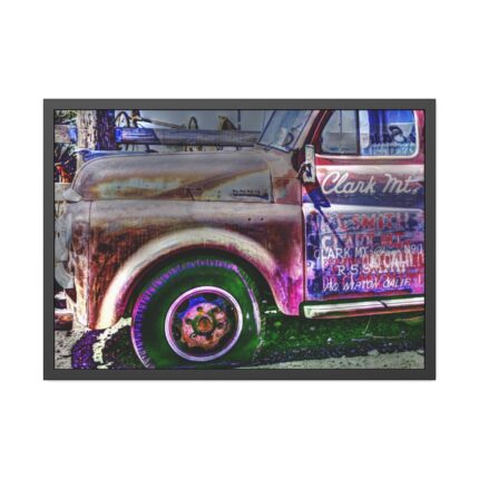 Vintage Pick-up Truck Framed Poster