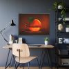 Orange Fruit Juice Framed Poster