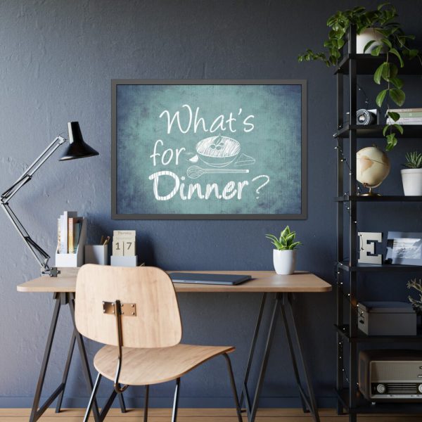 93854-530.jpg What's For Dinner Framed Poster