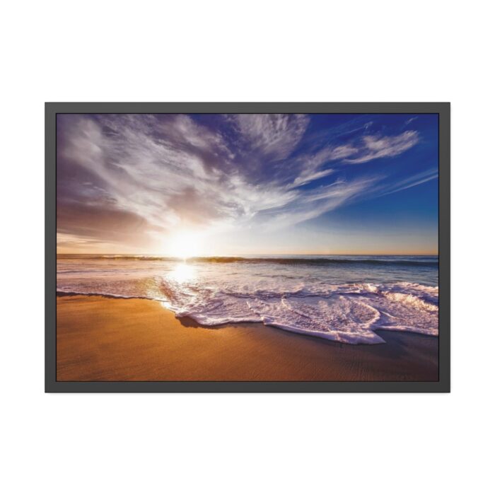 California Beach Framed Poster - Image 1