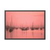 93854-552.jpg Pink Photo With Boats Framed Poster