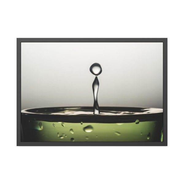 93854-560.jpg Water Droplets Framed Poster