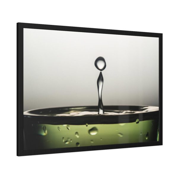 93854-561.jpg Water Droplets Framed Poster