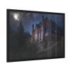 93854-57.jpg Mystical Castle in Dark Forest Framed Poster