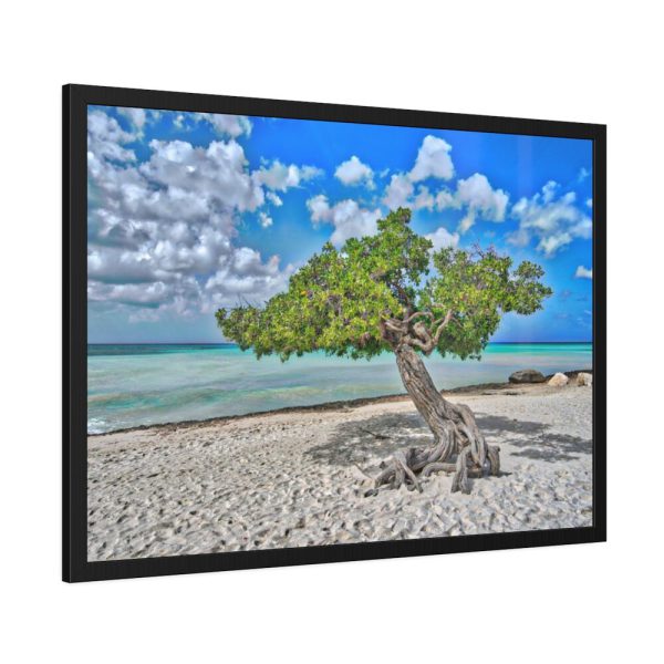 93854-577.jpg Water Texture of Beach Scenery Framed Poster