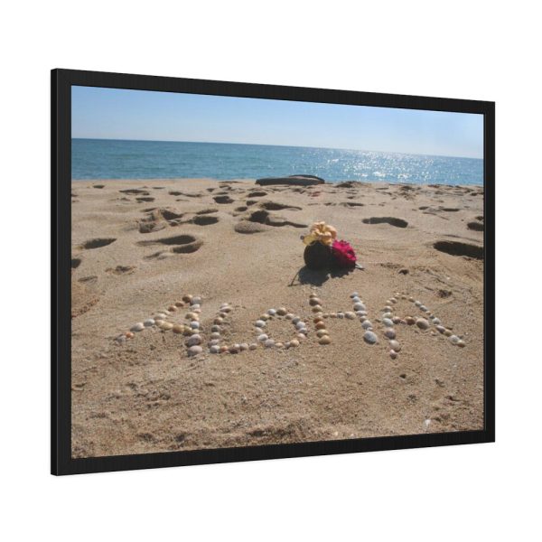 93854-585.jpg Aloha Hawaii Ocean Framed Poster