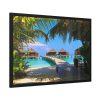 93854-589.jpg Exotic Tropical Island Framed Poster