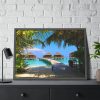 93854-591.jpg Exotic Tropical Island Framed Poster