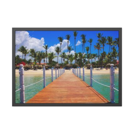 Tropics Palms Framed Poster