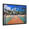 Tropics Palms Framed Poster